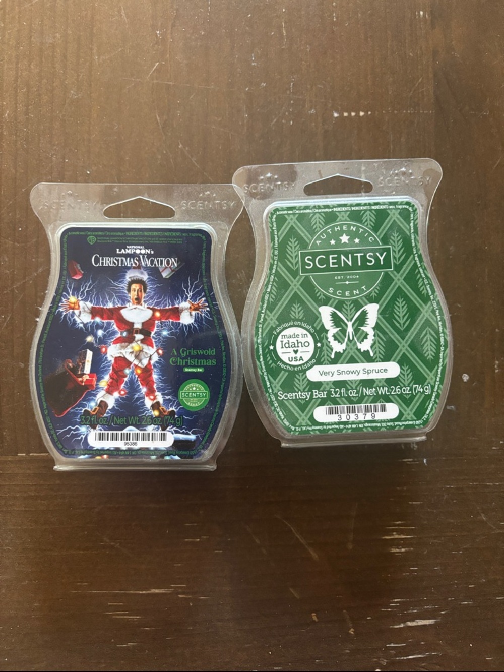 Scentsy Wax Bars - Green & Multicolor Holiday Packs